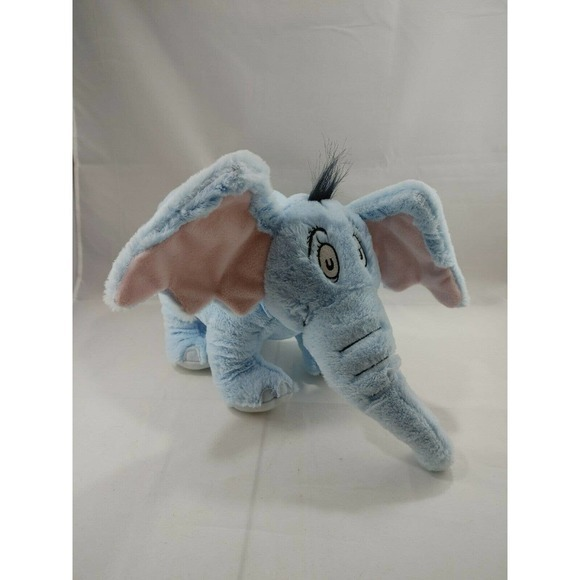 Kohl's Cares Dr. Seuss Horton Hears A Who - Blue Plush‎ Elephant 14" - Picture 1 of 8